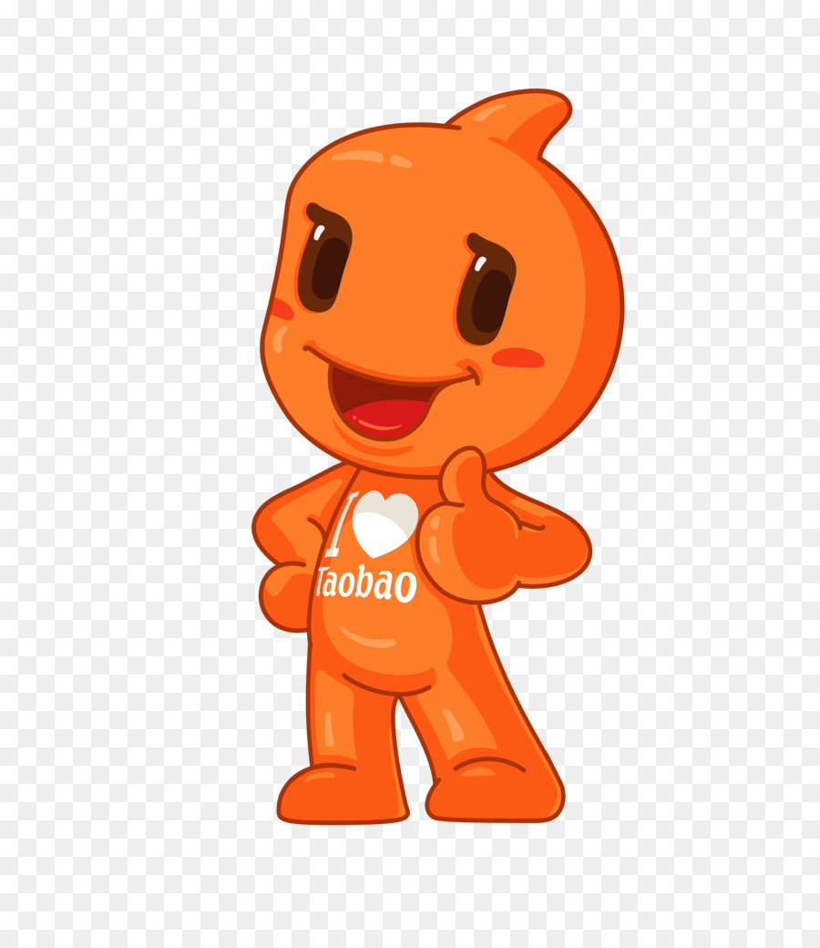 Personaje De Dibujos Animados Naranja，Sonriente PNG