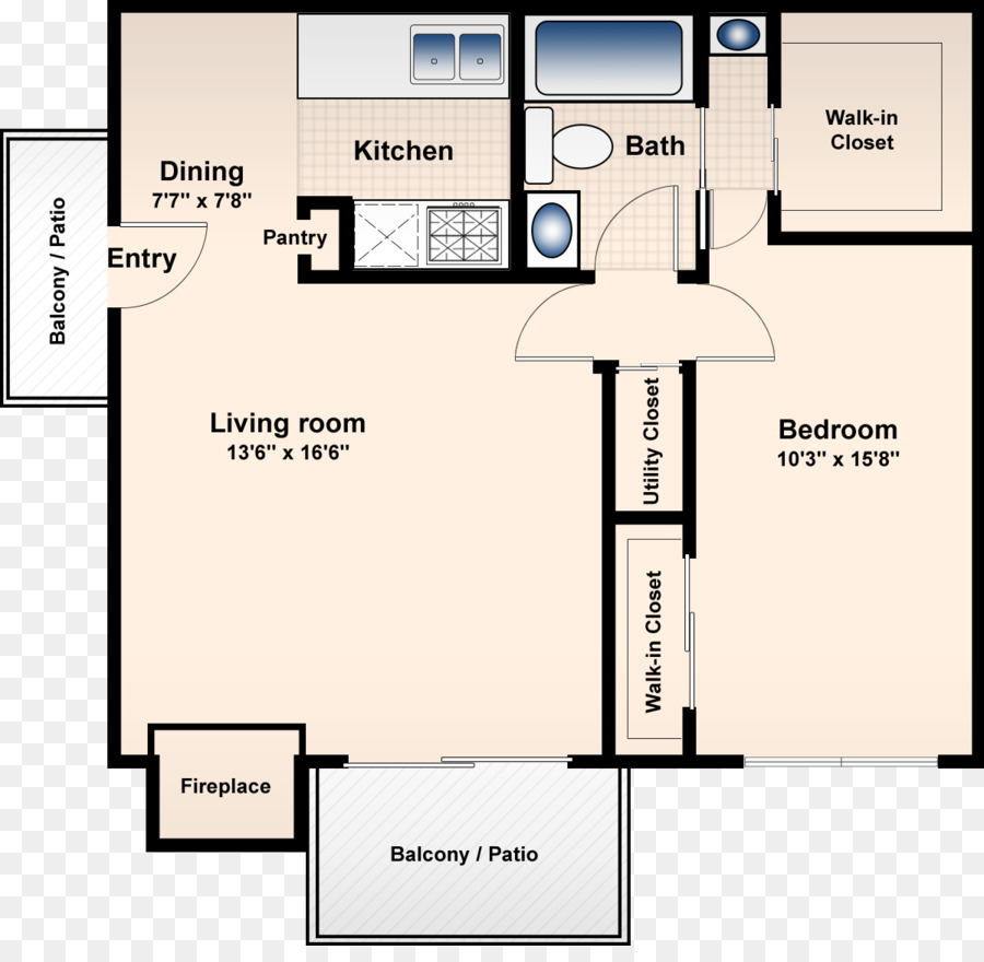 Plan De Piso，Apartamento PNG