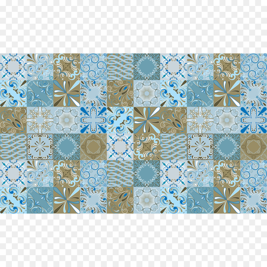 Azulejos Azules，Mosaico PNG