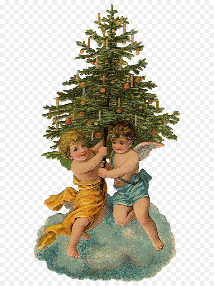 Ángeles De Navidad，árbol PNG