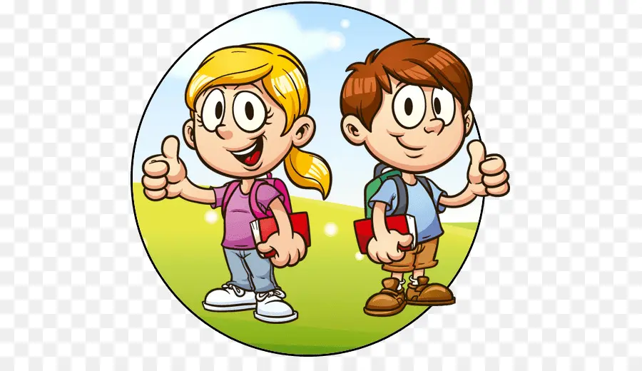 Niños De Dibujos Animados，Mochila PNG