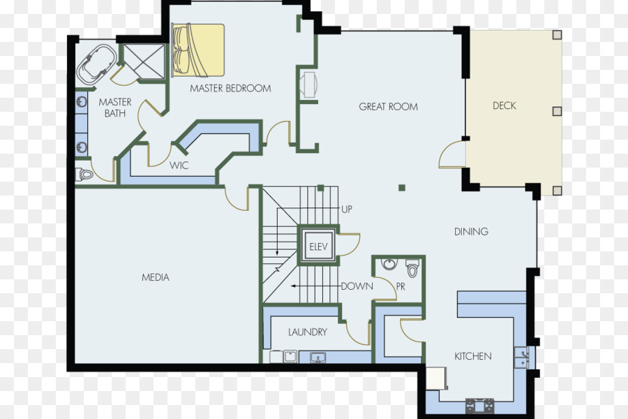 Plan De Piso，Zona Residencial PNG