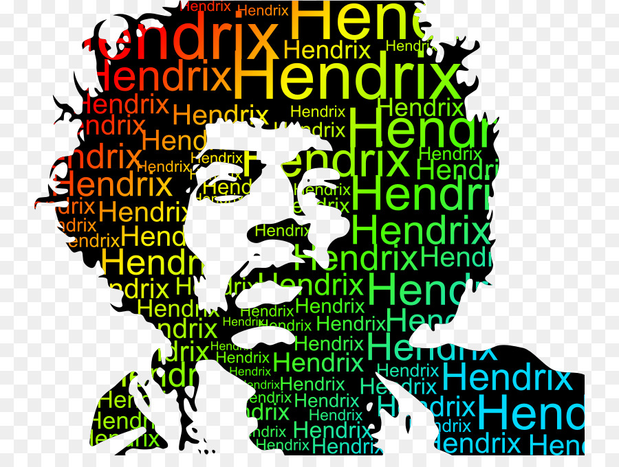 Silueta De Hendrix，Texto PNG