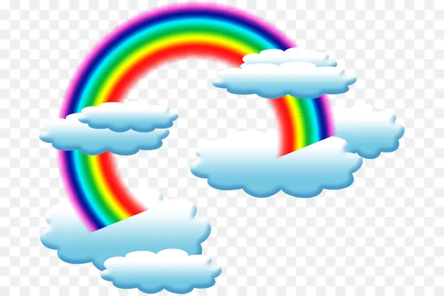 Arco Iris Y Nubes，Cielo PNG