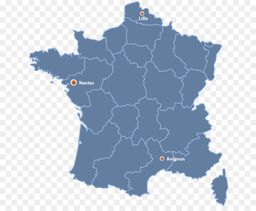 Francia，Mapa PNG