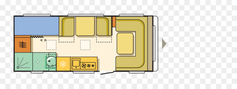 Diseño De Caravana，Interior PNG