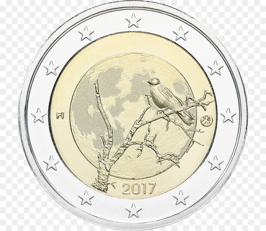 Finlandia，Monedas Conmemorativas De 2 Euros PNG