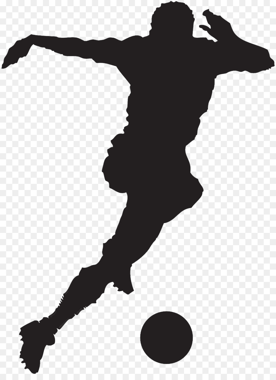 Silueta De Jugador De Fútbol，Jugador PNG