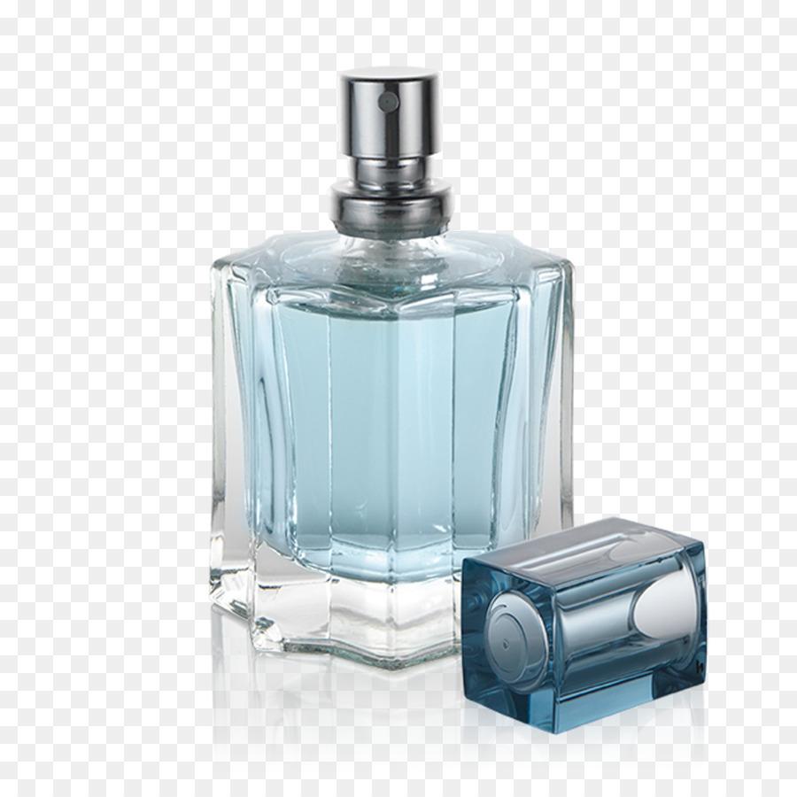 Botella De Perfume，Liquido Azul PNG