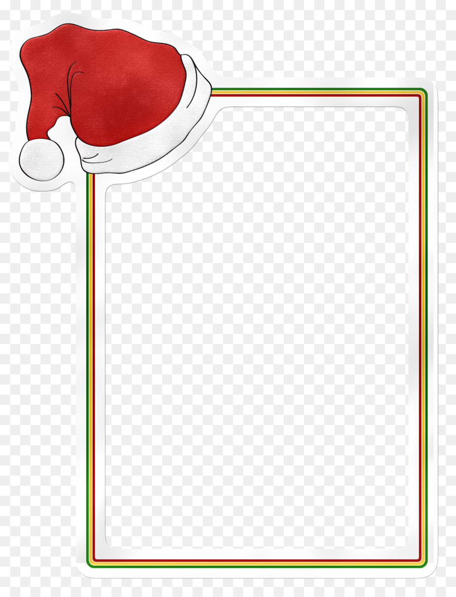 Marco De Sombrero De Papá Noel，Navidad PNG