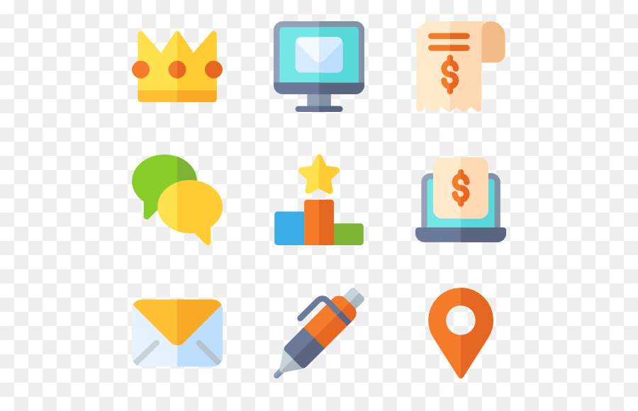 Iconos De Oficina，Papelería PNG