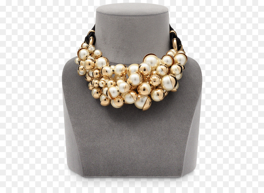 Collar De Oro Y Perlas，Moda PNG