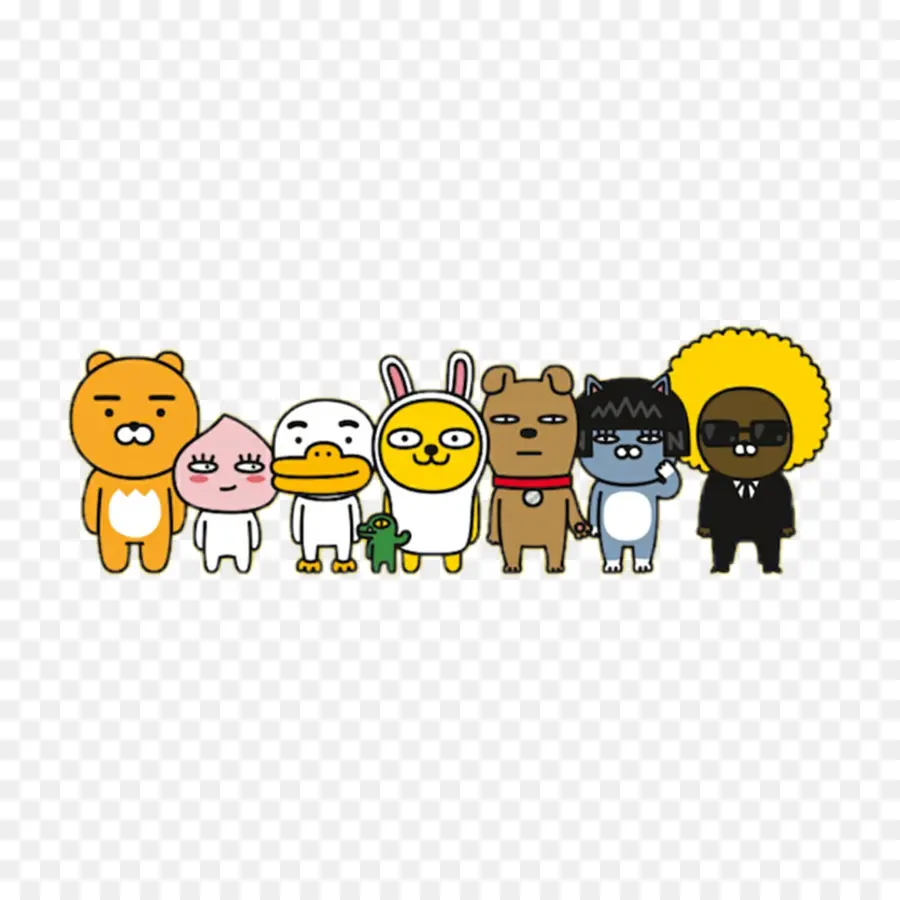 Corea Del Sur，Kakao Friends PNG