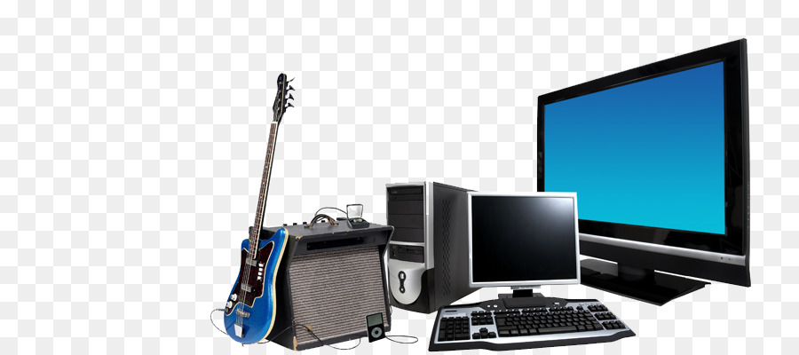 Electrónica Y Guitarra，Computadora PNG