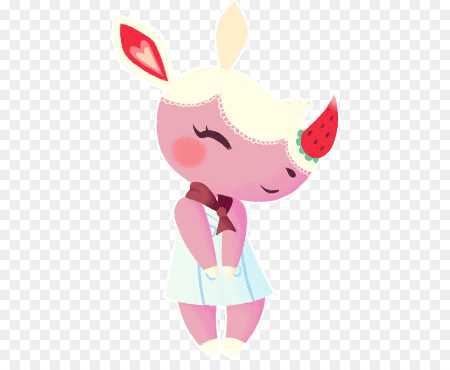 Lindo Personaje Animal，Rosa PNG