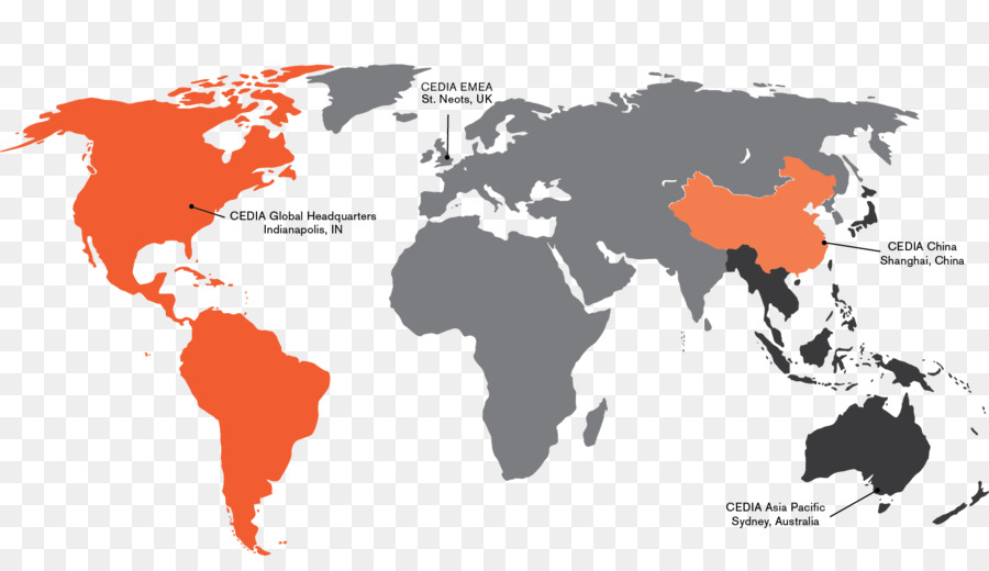 Mapa Mundial，Países PNG