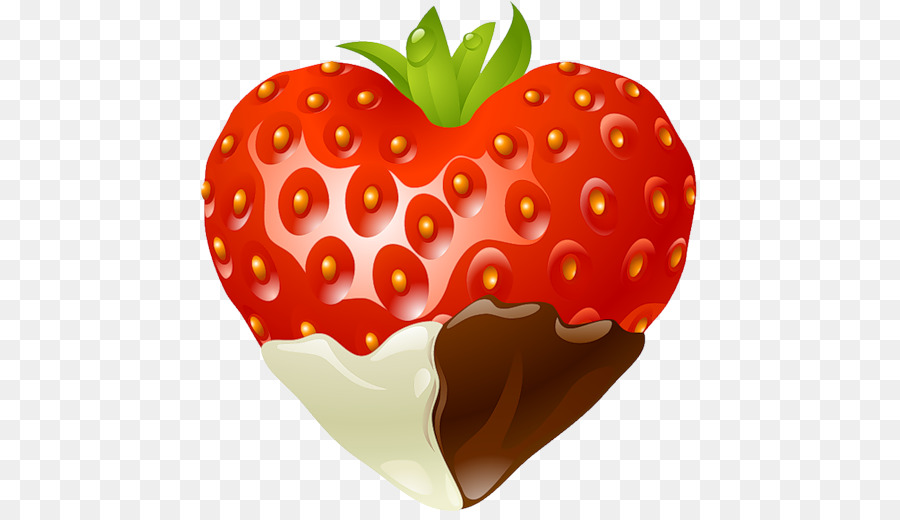 Fresas，En Forma De Corazon PNG