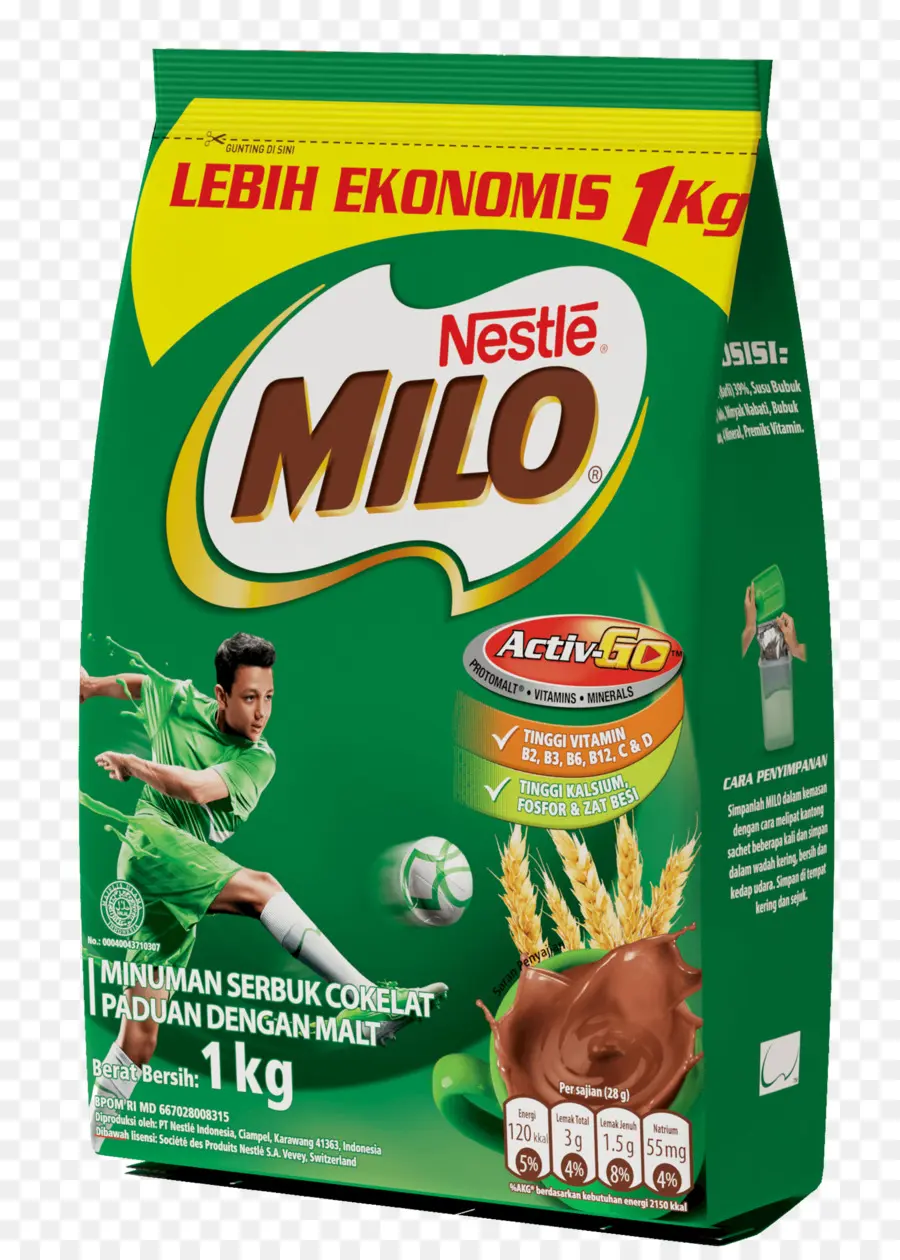 Milo，La Leche PNG