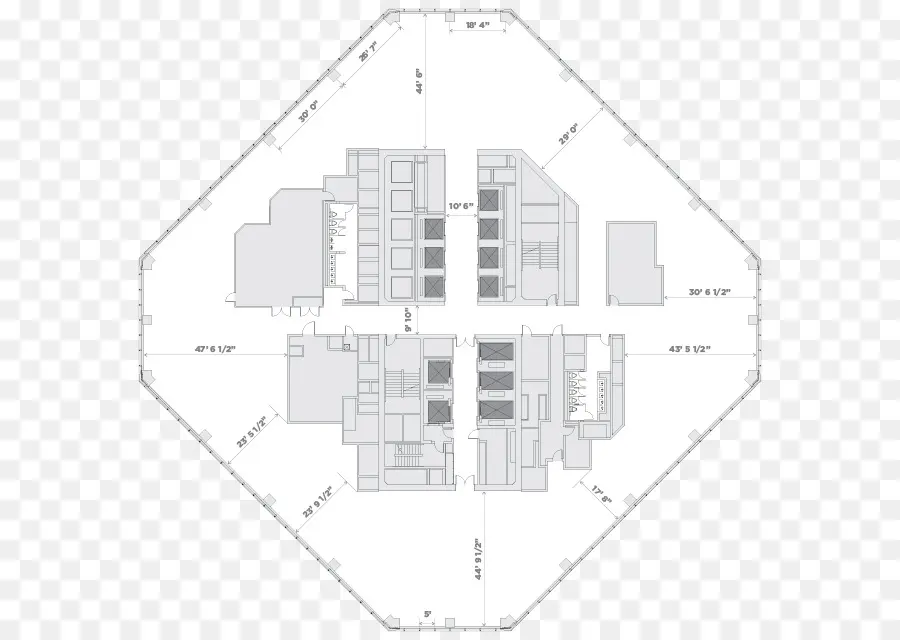 One World Trade Center，Plan De Piso PNG