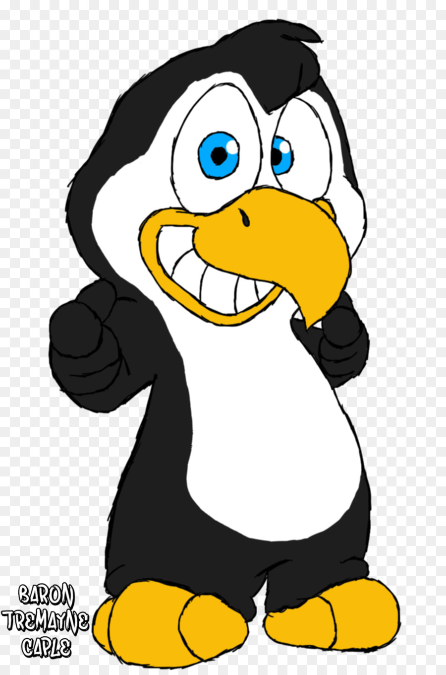 Pingüino，Pico PNG