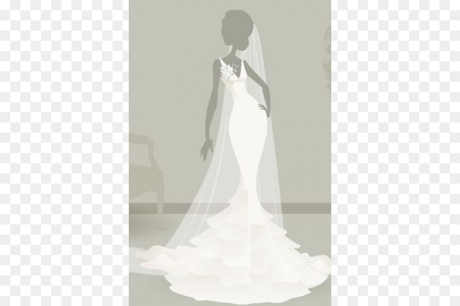 Vestido De Novia，Marfil PNG