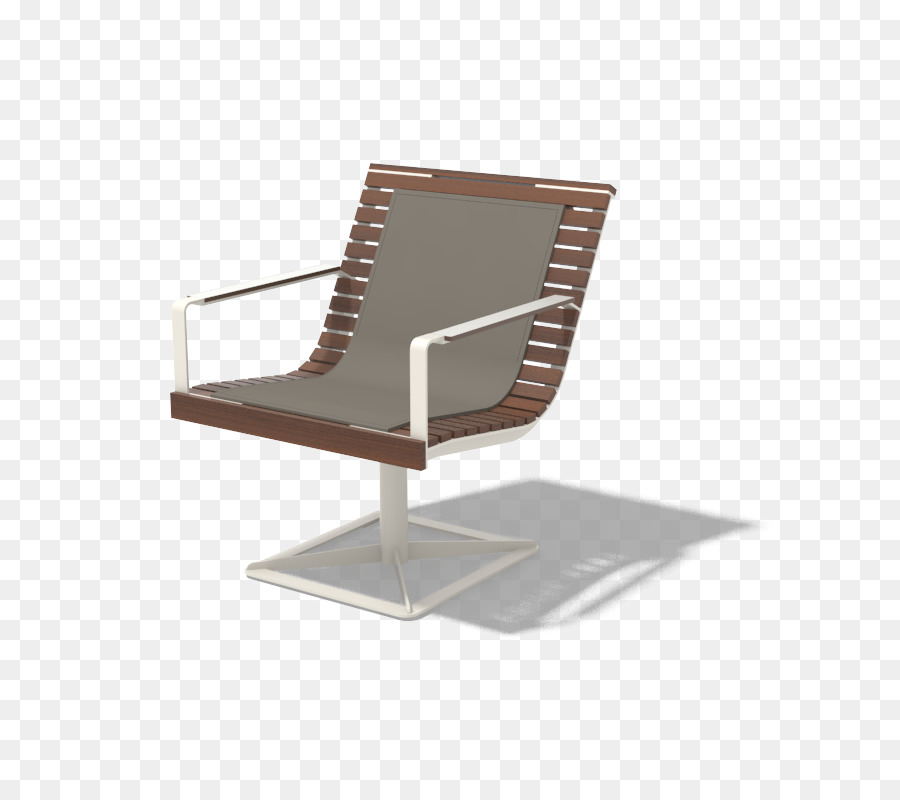 Silla De Cuero Marrón，Marco Metálico PNG