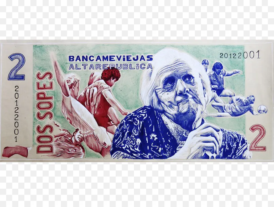 Anciana，Billete De Banco PNG