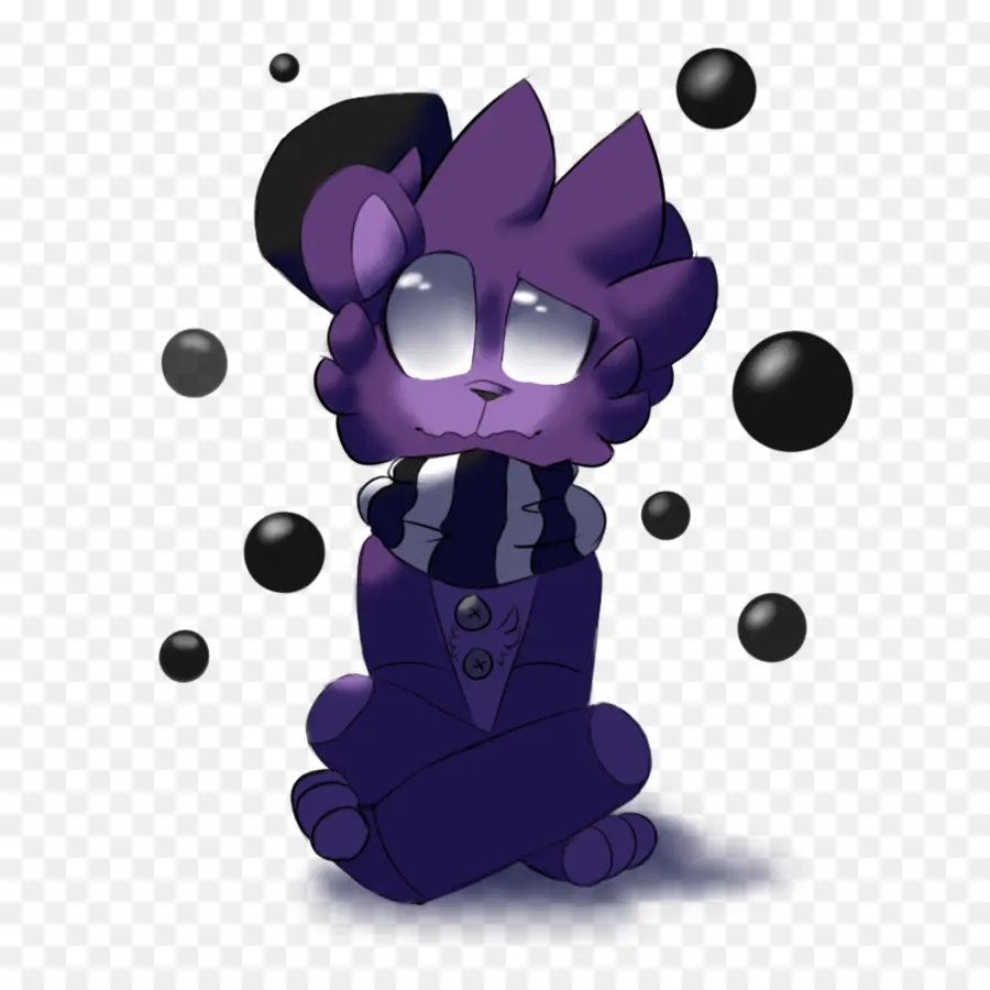 Personaje De Dibujos Animados Morado，Lindo PNG