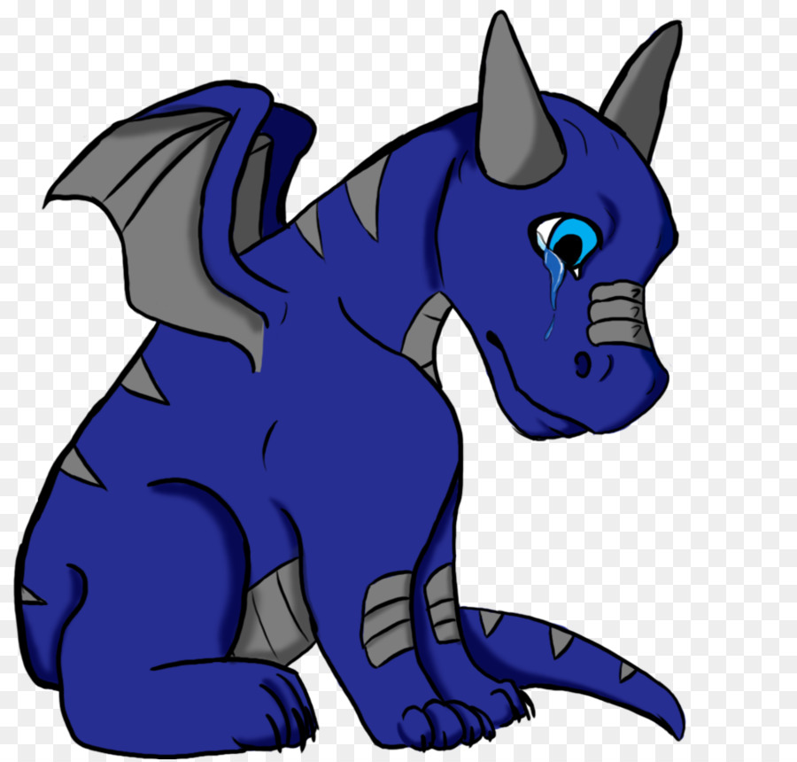 Dragón Azul，Lindo PNG