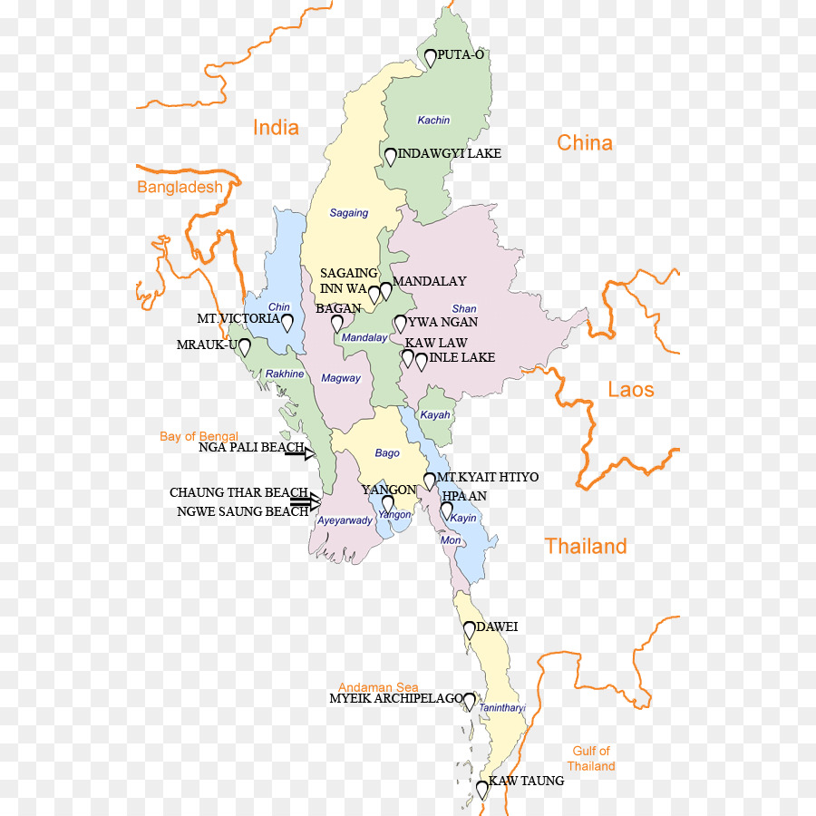 Mapa，Ecorregión PNG