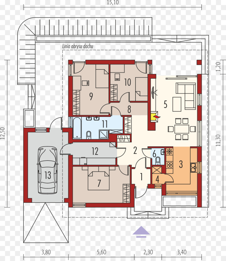 Plan De Piso，Casa PNG