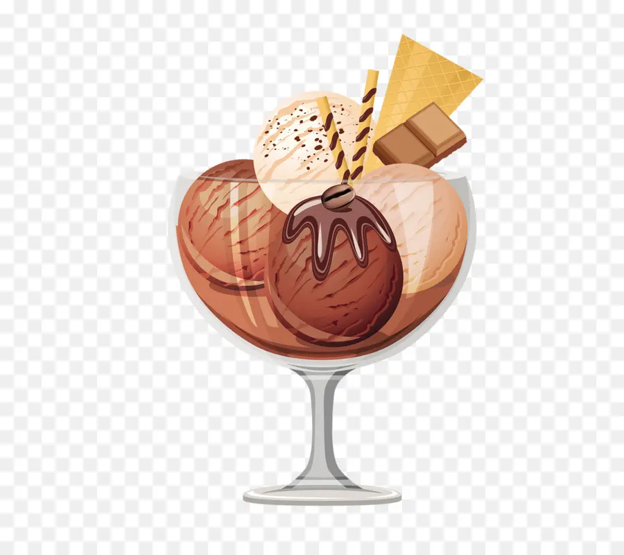 Helado，Helado Con Frutas Y Nueces PNG