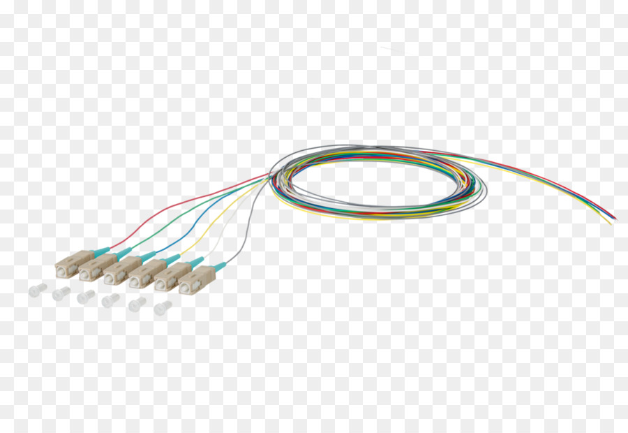 Los Cables De Red，Conector De La Fibra óptica PNG