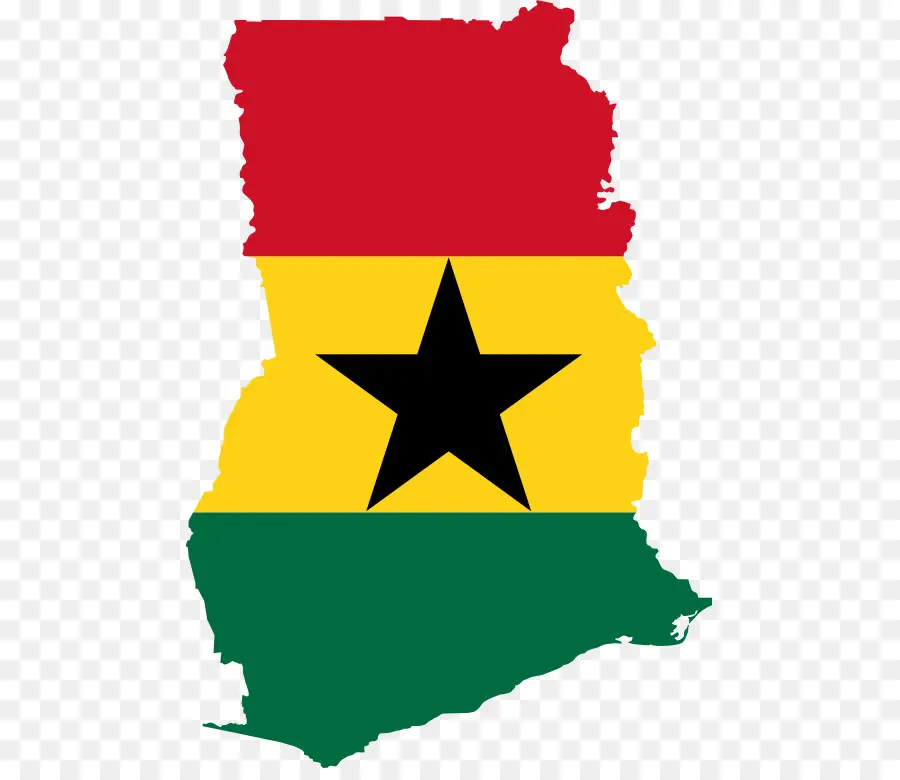 Mapa De Ghana，Bandera PNG