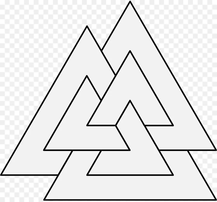 Símbolo De Valknut，Triangulos PNG