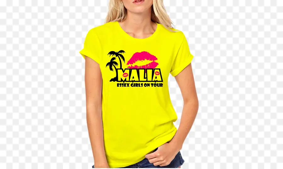 Camiseta Amarilla，Malia PNG