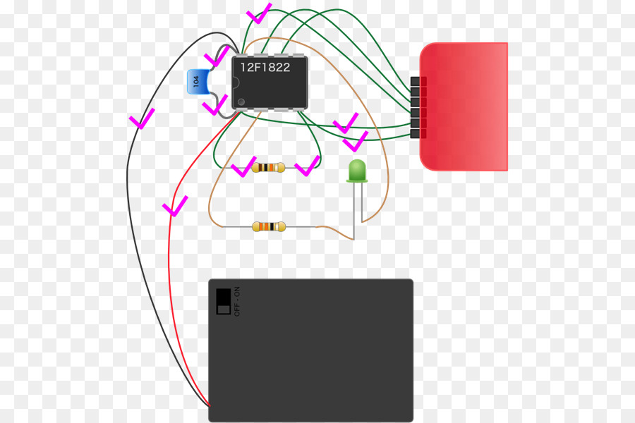 Cable Eléctrico，Protoboard PNG