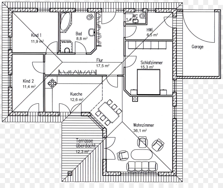 Plano De La Casa，Arquitectura PNG