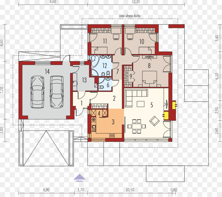 Plan De Piso，Casa PNG