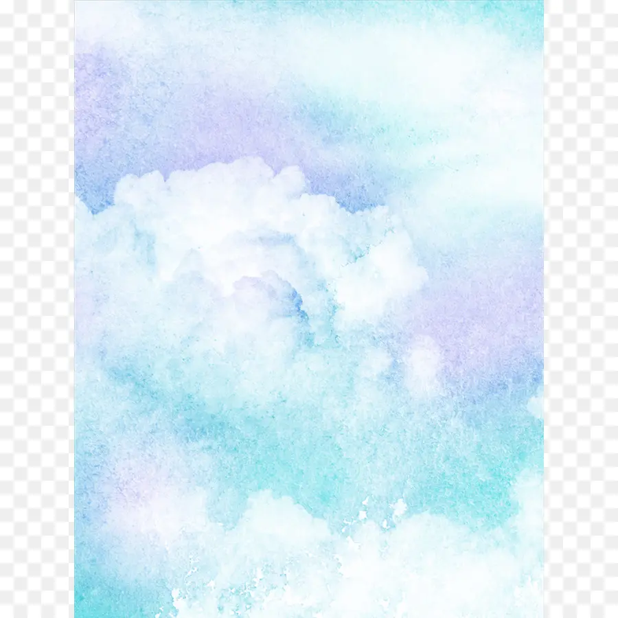 Nubes Coloridas，Pastel PNG