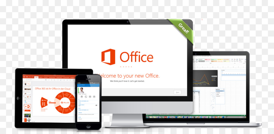 El Diseño Web Responsivo，Microsoft Office 365 PNG