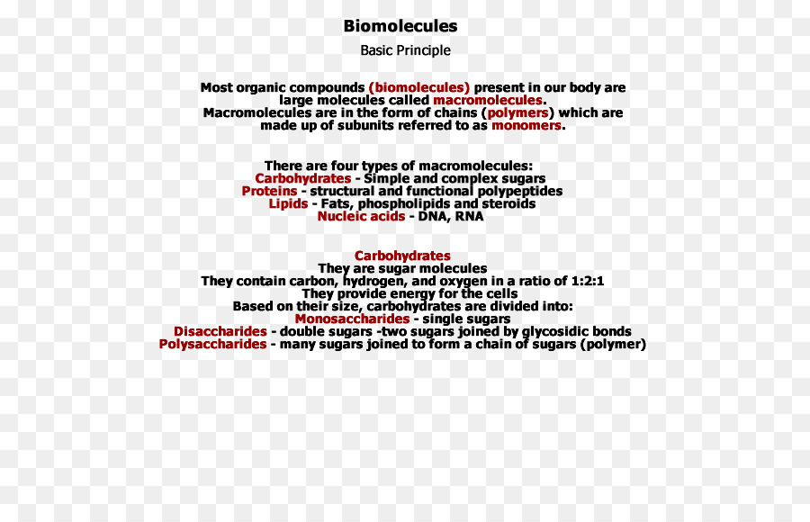 Hidratos De Carbono，Biología PNG