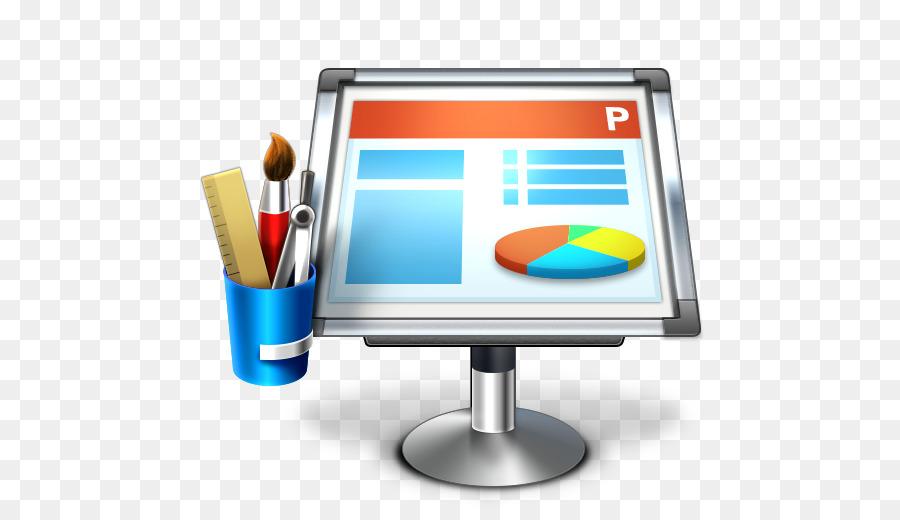 Los Monitores De Ordenador，Microsoft Powerpoint PNG