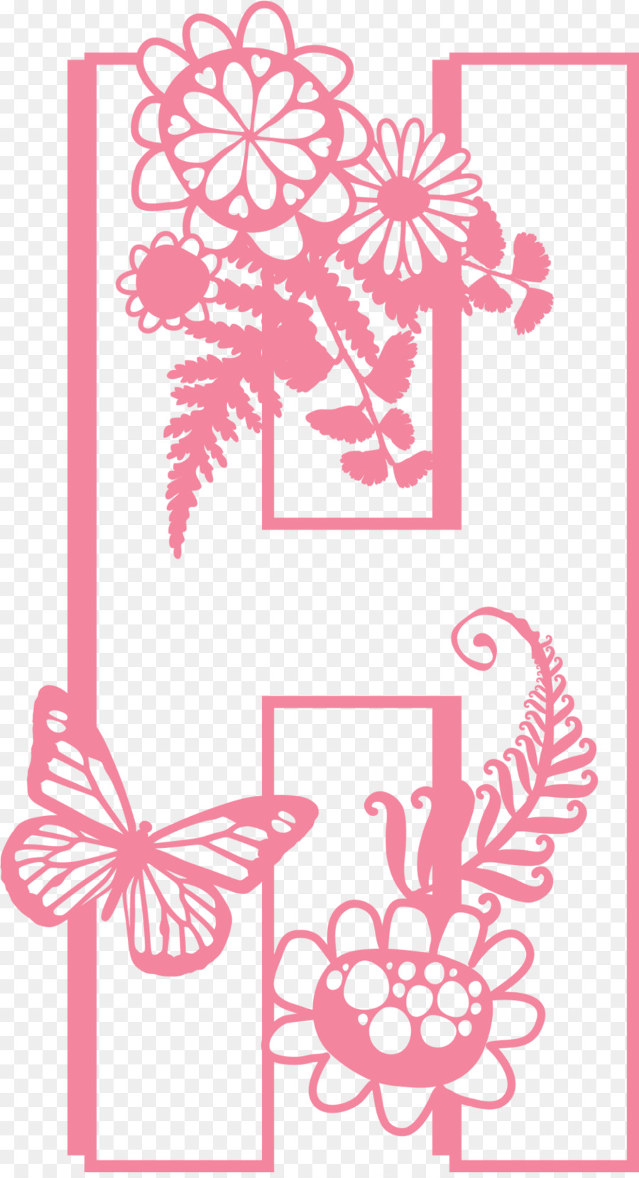 Diseño Floral Rosa，Flores PNG