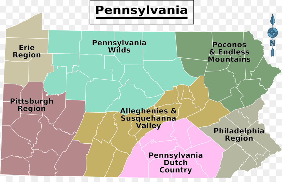 Las Regiones De Pennsylvania，Región PNG