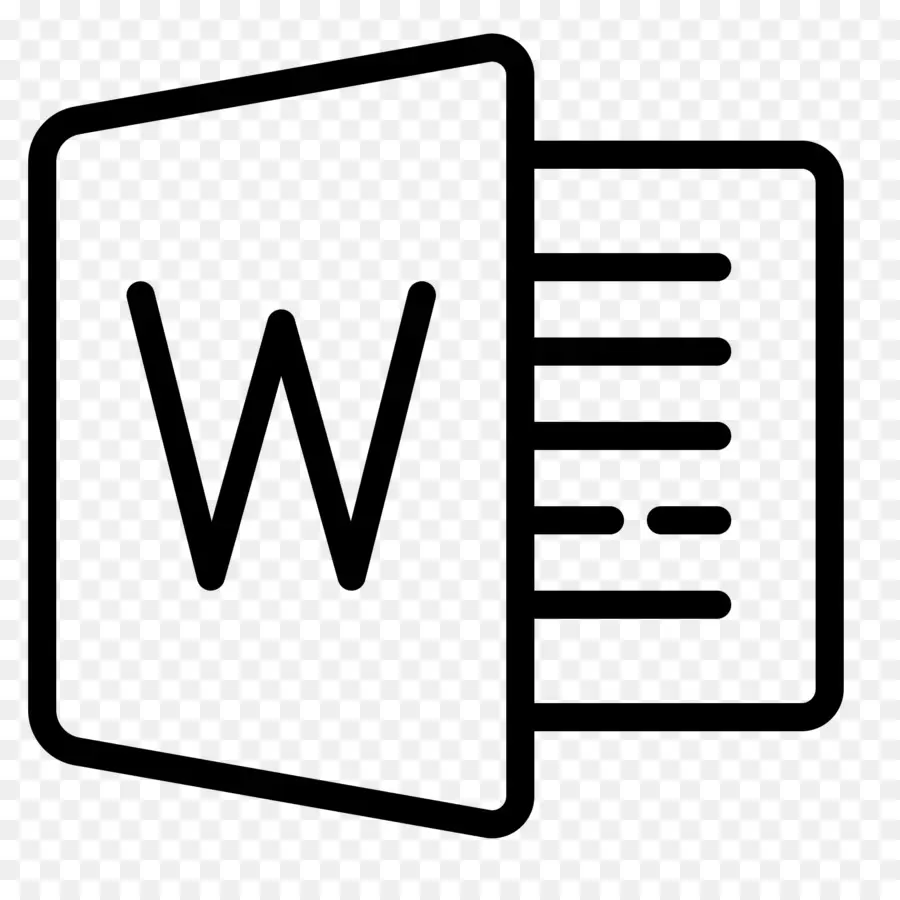 Icono De Documento De Word，Documento PNG