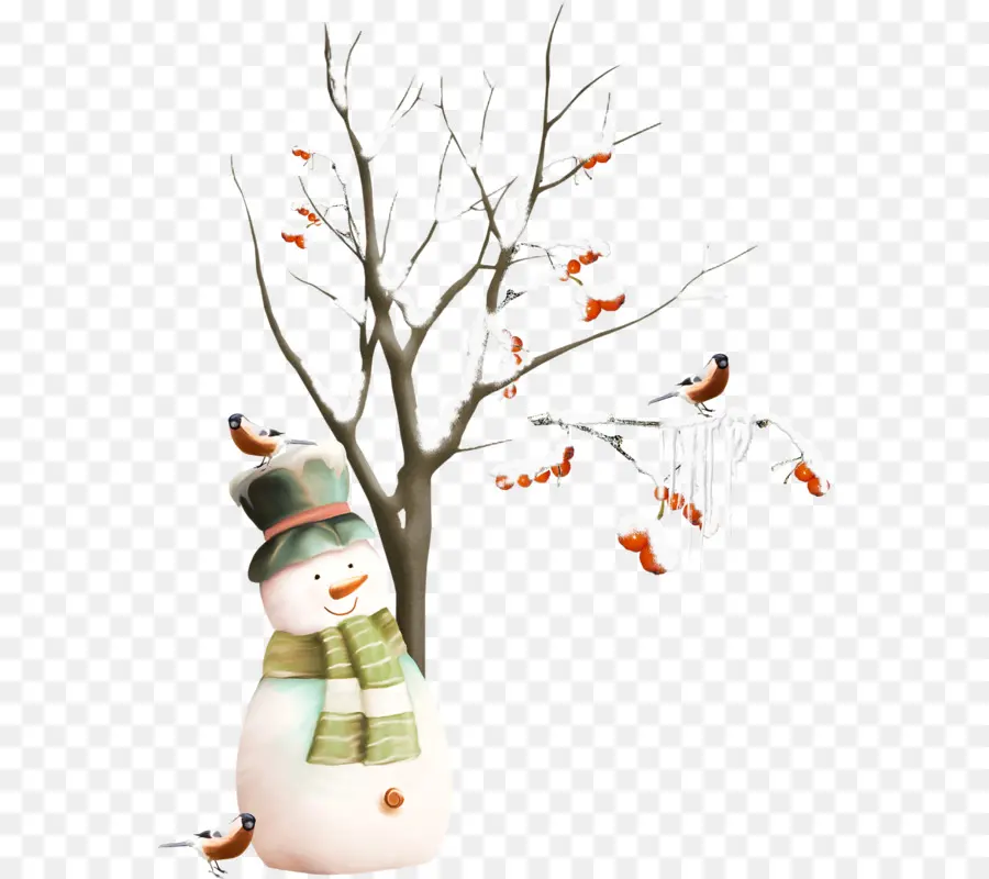 Muñeco De Nieve，Árbol PNG