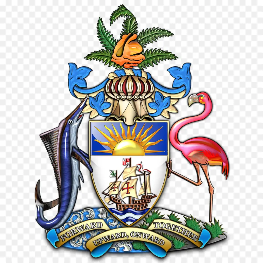 Nassau，Escudo De Armas De Las Bahamas PNG