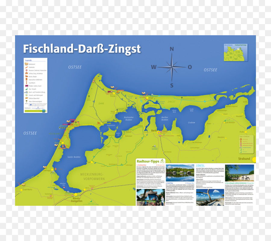 Mapa De Fischland Darß Zingst，Región PNG