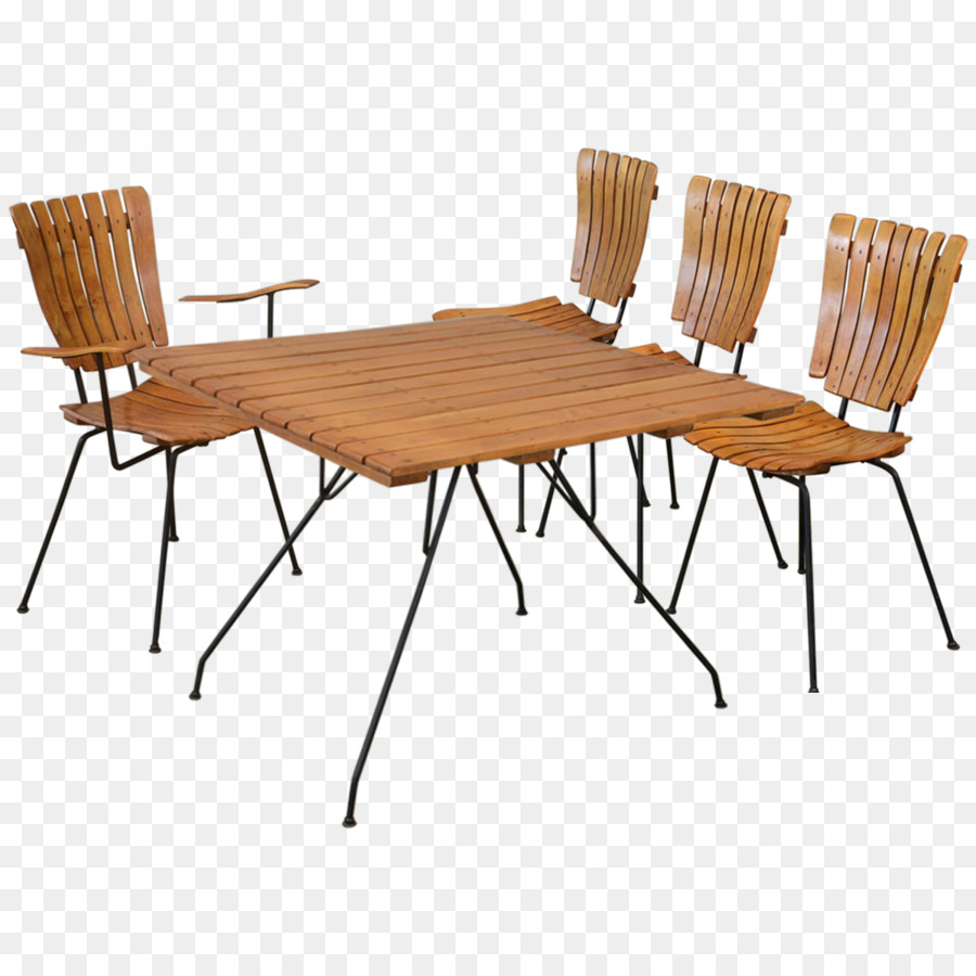 Juego De Comedor De Madera，Mesa PNG